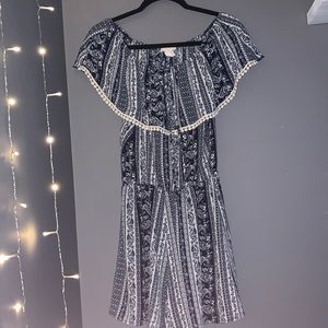 Off the shoulder romper